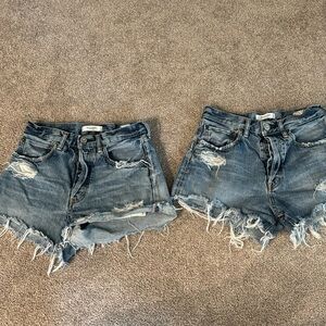 Moussy high rise shorts